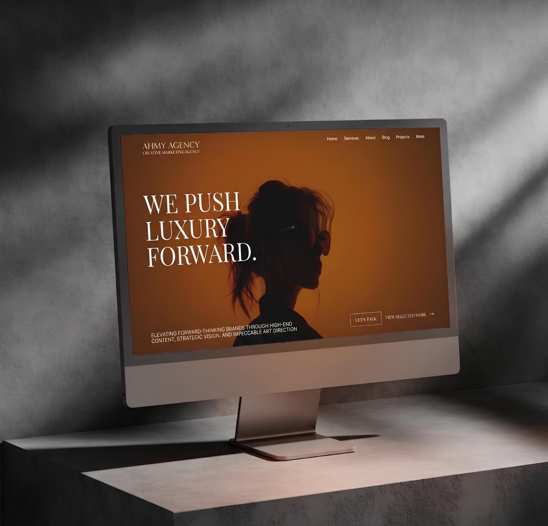 AHMY Agency Website Redesign